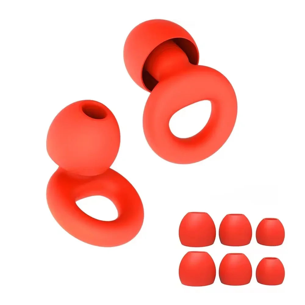 ComfortSilence™ Reusable Silicone Ear Plugs – Noise Reducing