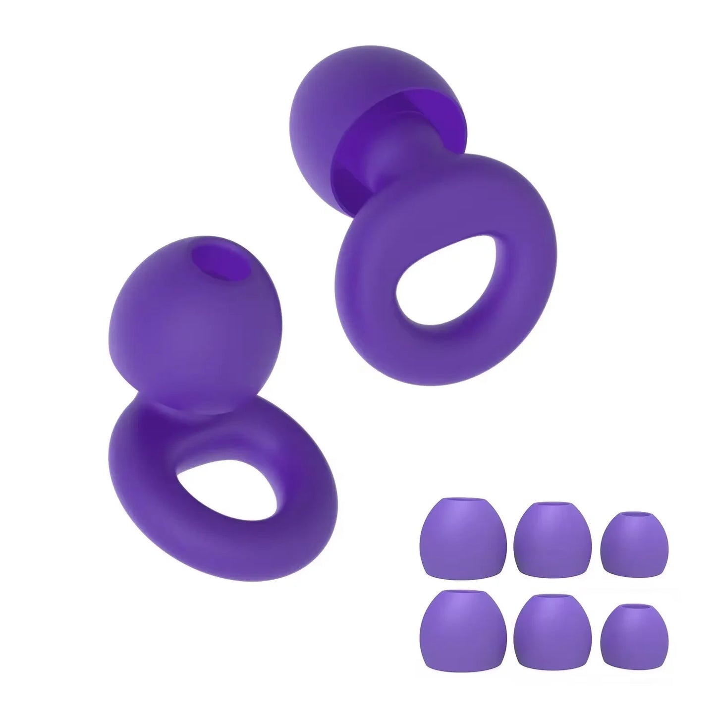 ComfortSilence™ Reusable Silicone Ear Plugs – Noise Reducing