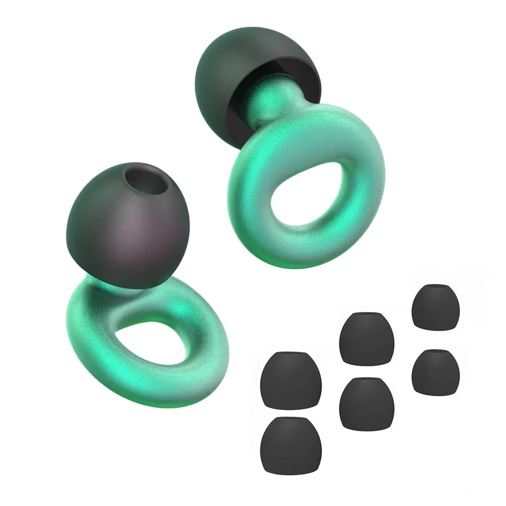 ComfortSilence™ Reusable Silicone Ear Plugs – Noise Reducing
