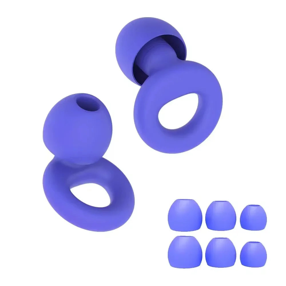 ComfortSilence™ Reusable Silicone Ear Plugs – Noise Reducing