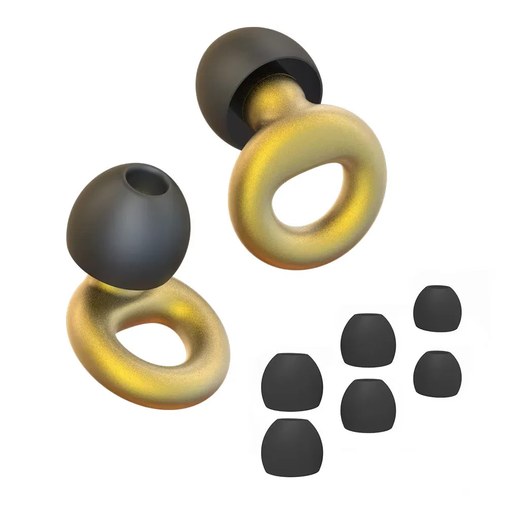 ComfortSilence™ Reusable Silicone Ear Plugs – Noise Reducing