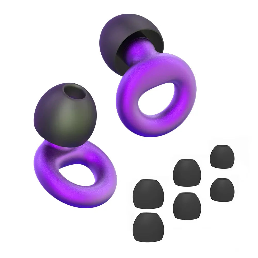 ComfortSilence™ Reusable Silicone Ear Plugs – Noise Reducing