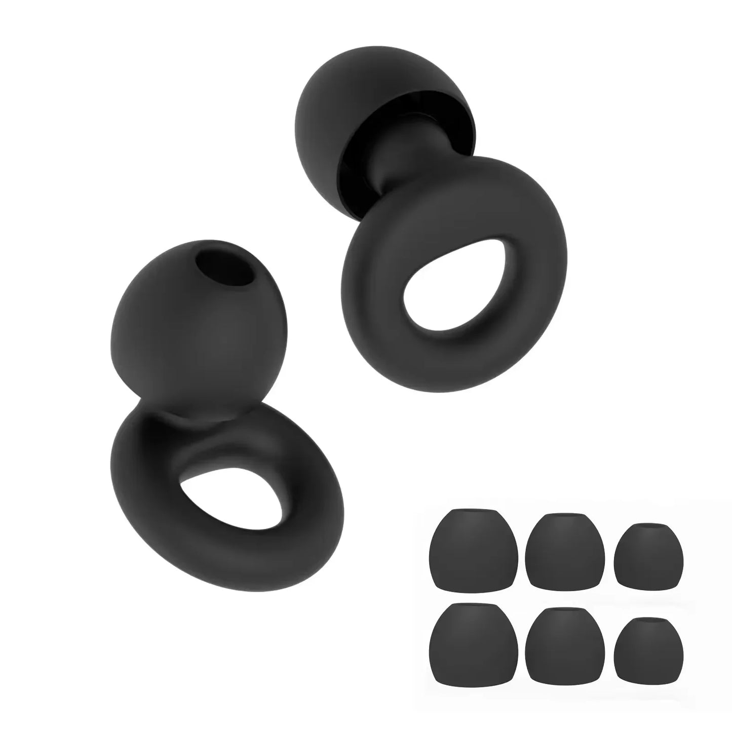 ComfortSilence™ Reusable Silicone Ear Plugs – Noise Reducing