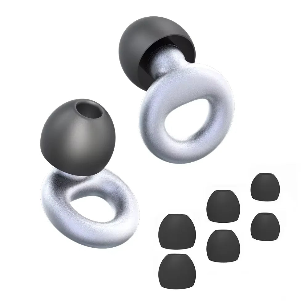 ComfortSilence™ Reusable Silicone Ear Plugs – Noise Reducing